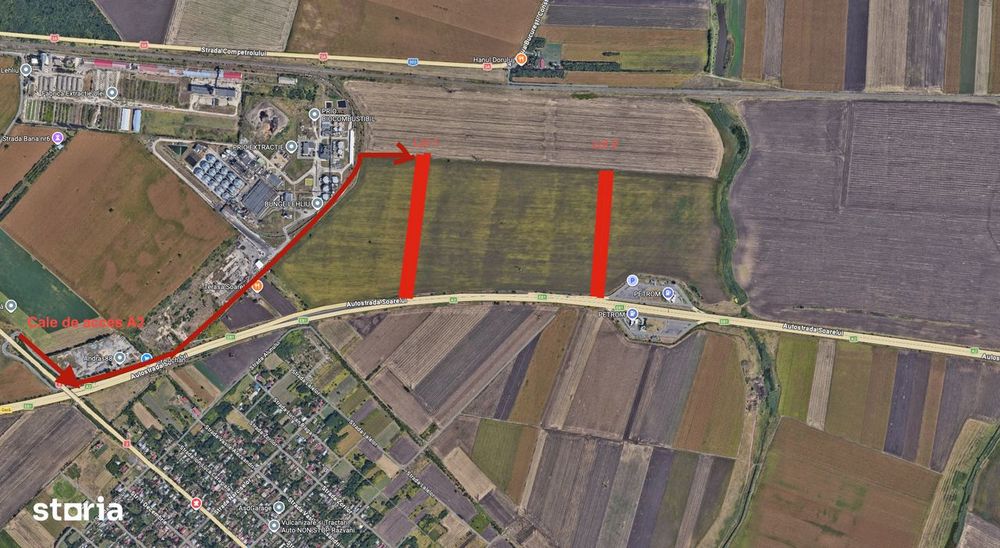 Teren Autostrada Soarelui A2-zona industriala Lehliu