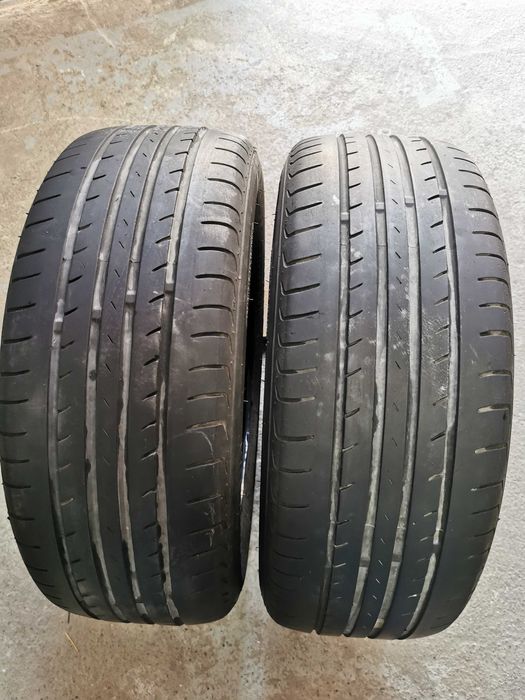 Автошины на дисках R15 195x55 б/у 2шт.