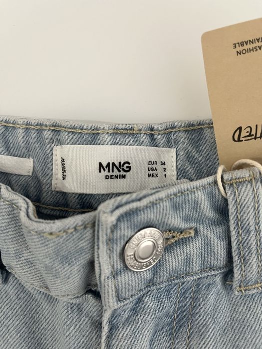 Дънки ‘mom jeans’ Mango рр34