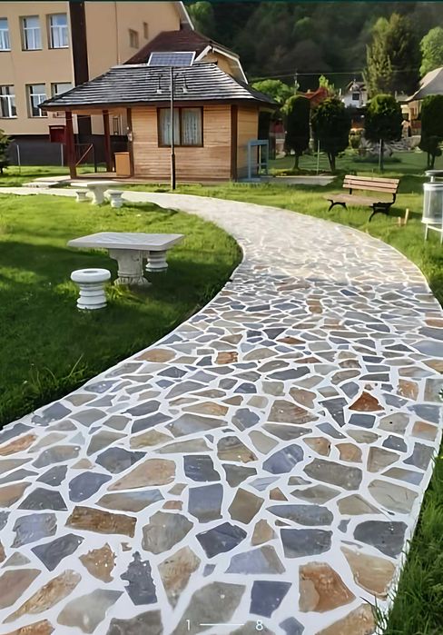 piatra naturala de munte cu montaj inclus