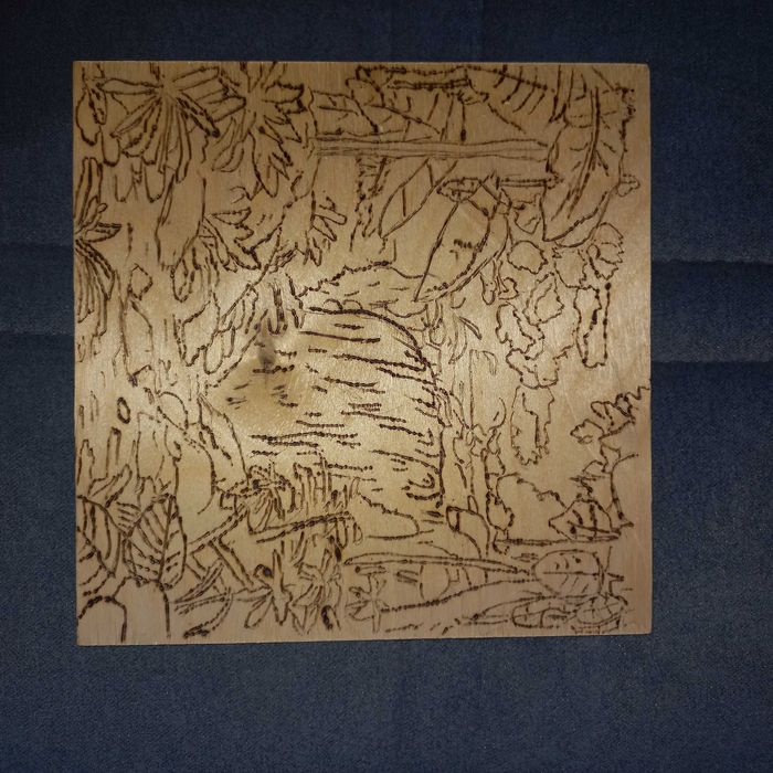 Картины выжигание