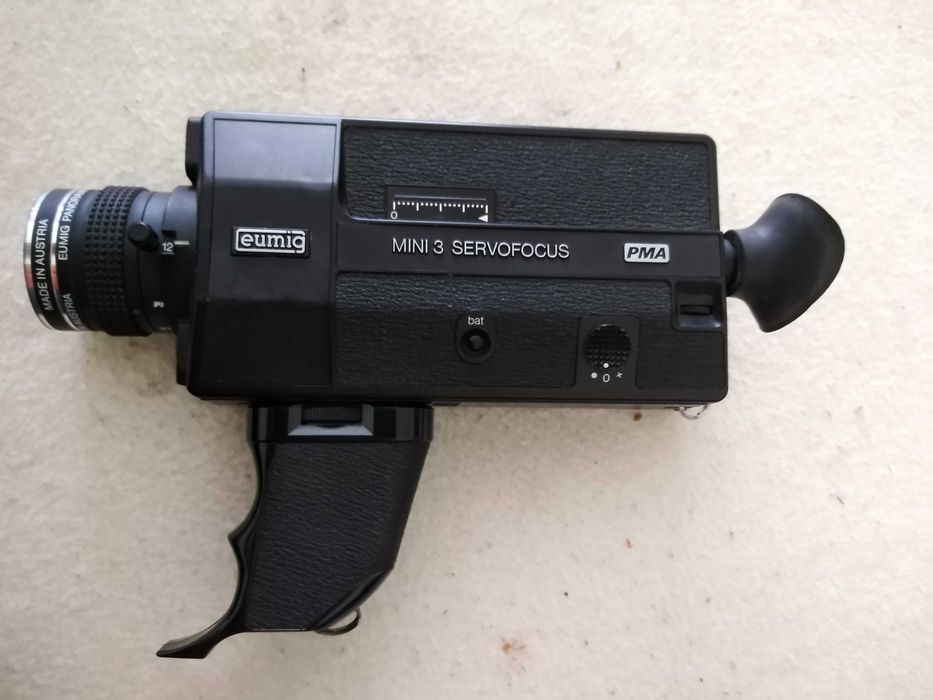 Camera filmare pe film 8 mm EUMIG Mini 3 Servofocus PMA cu caseta film