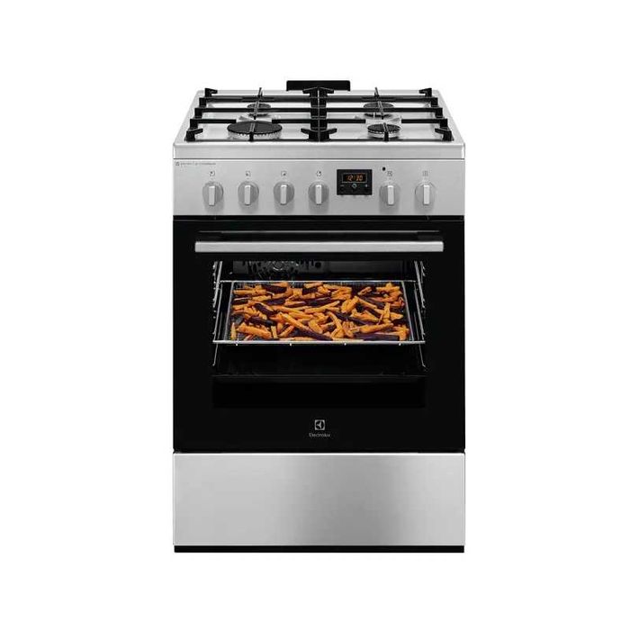 Aragaz mixt SteamBake AirFry 60 cm inox antiamprentă cu 4 ani garanție
