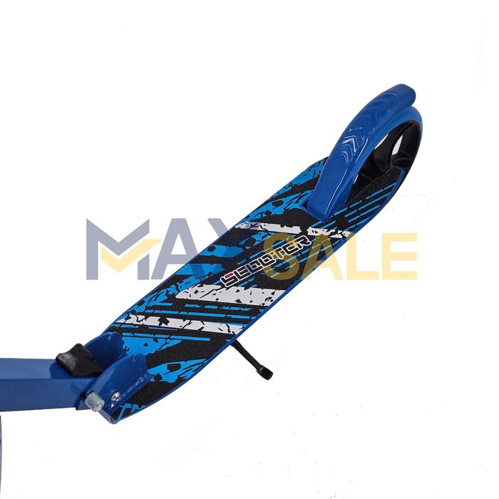 Тротинетка детска сгъваема скутер scooter синьо алуминиева триколка