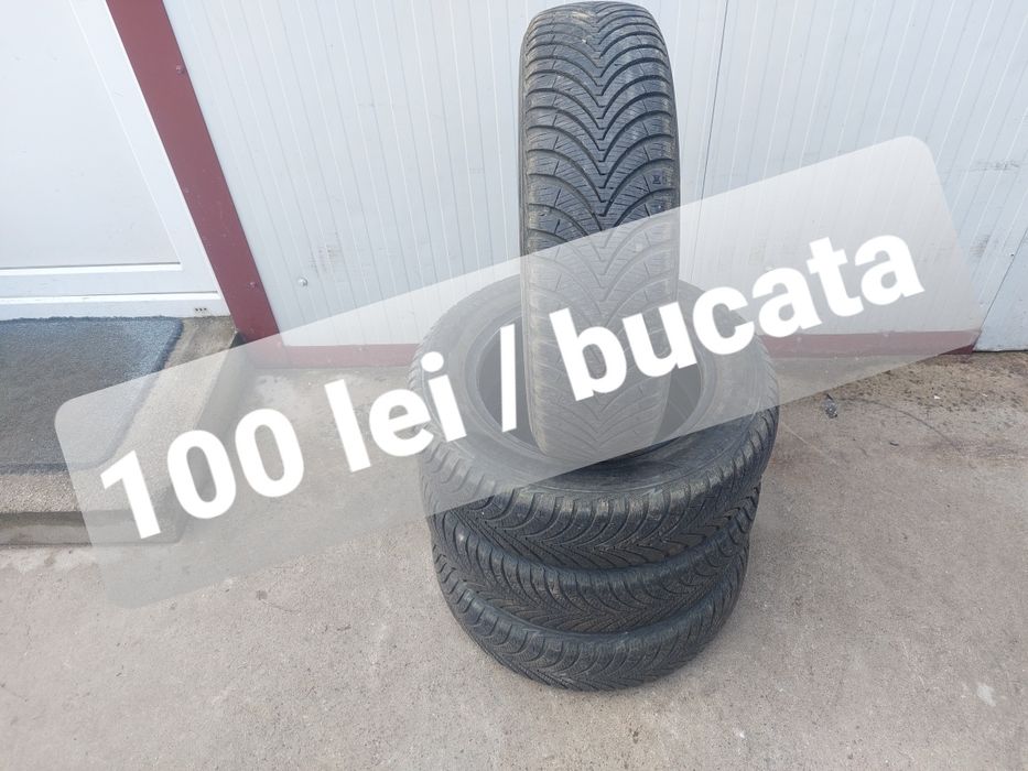 100 lei bucata! Set anvelope ALLSEASONS/IARNA 165 70 r14 Kumho 2022