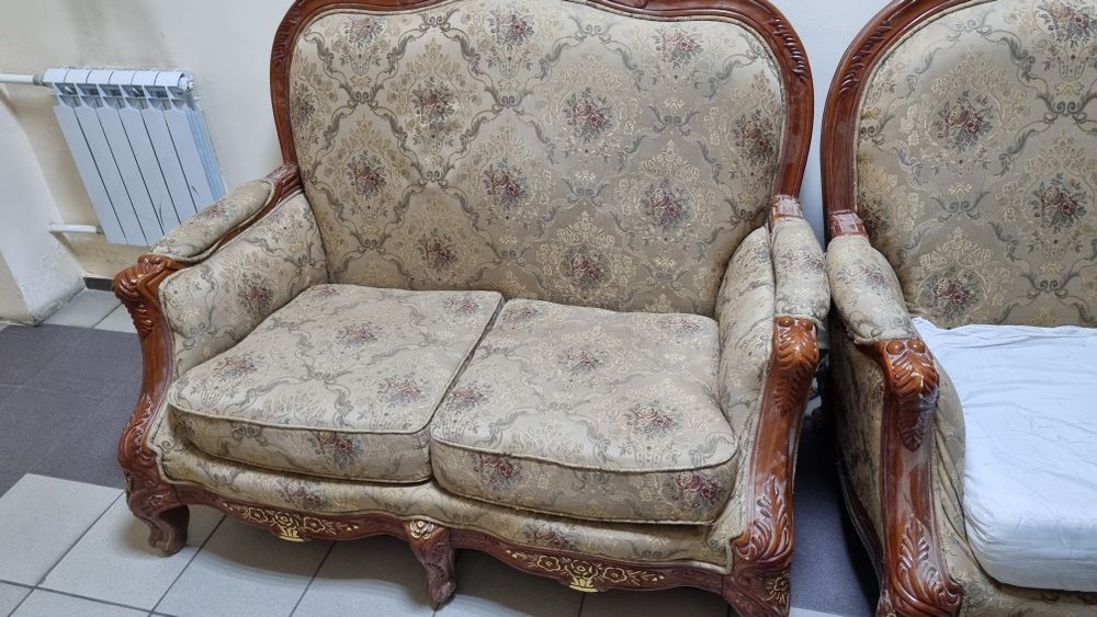 Диван 2-хместный + кресло