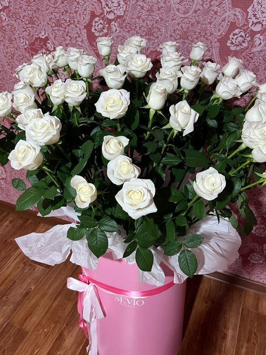 Букет белых роз,гул.