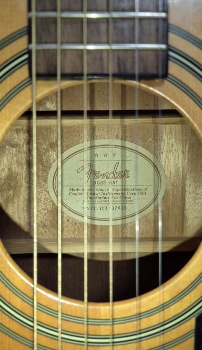 Fender DG-8S NAT Акустическая гитара