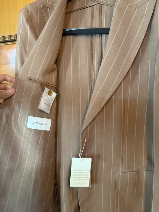 Costum Dan John Italia nou, sacou 52 si pantaloni 50 business haina