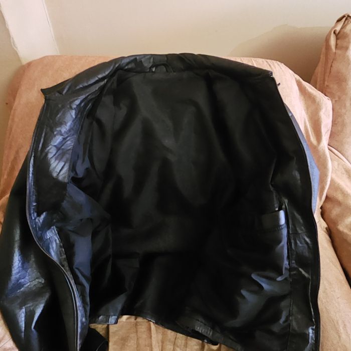 2 кожени якета – мъжки, черни (само комплект) M–L