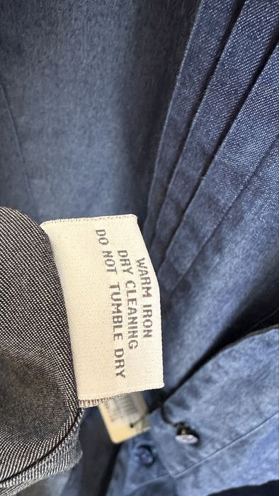 Мужская джинсовая рубашка ZILLI