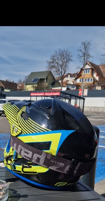 casca full face force+ochelari