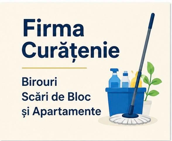 Firma Curățenie Birouri-Scari de Bloc Apartamente