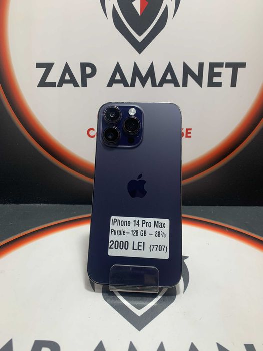 Zap Amanet Vitan - iPhone 14 Pro Max - Purple - 128Gb - 88%