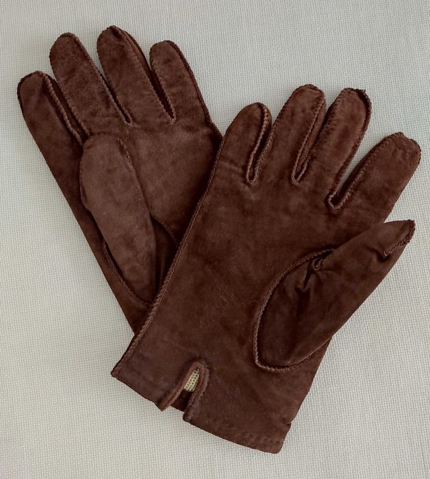 Зимни ръкавици  от естествен велур