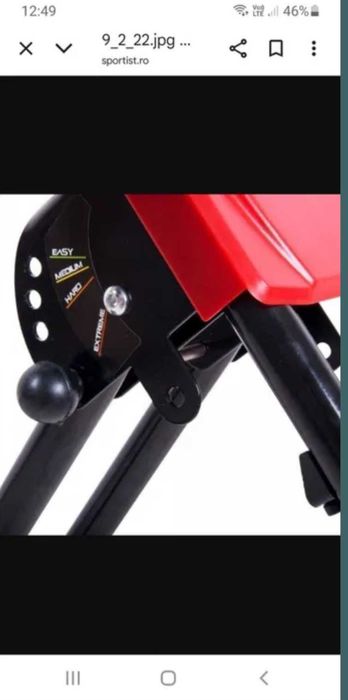 Aparat pentru abdomene Body Actin Fitness