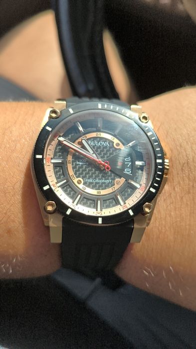 Ceas Bulova Precisionist Champlain 300M Carbon 98B229 - Impecabil / Schimb