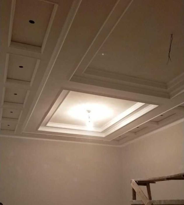 Гипсокартон натяжные потолки плотник натежной