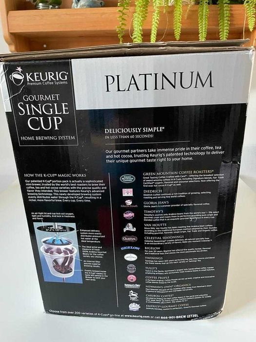 Aparat cafea: Keurig B70 Platinum Single-Cup Platinum