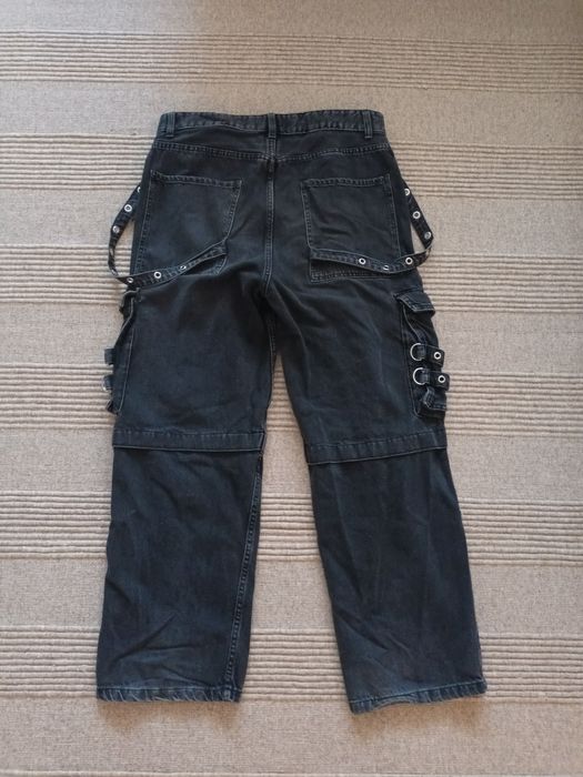blugi baggy bershka raver marimea 42