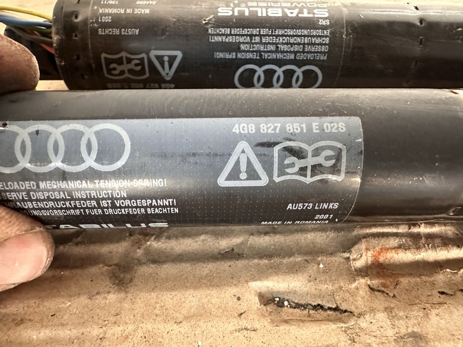 Електрически амортисьори ауди а7 4г / audi a7 4g