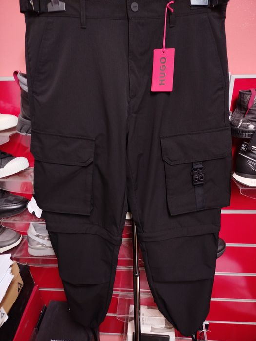 Оригинален карго панталон Hugo Boss Germo M , L нов мъжки черен