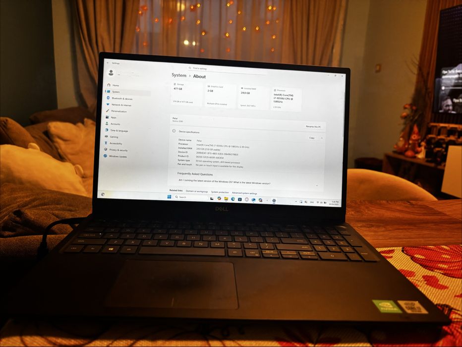 Dell Vostro 5590 i7 / 24GB RAM / 512GB SSD / GeForce MX250