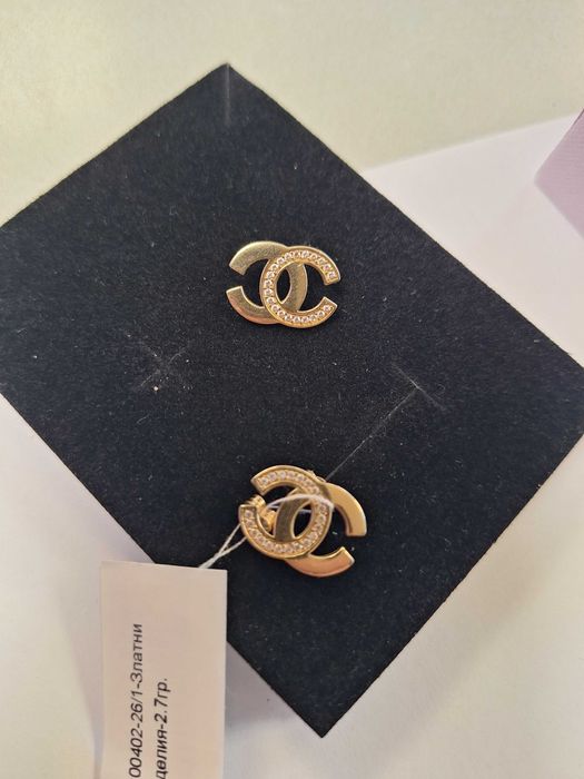 Златни обеци 2,7гр