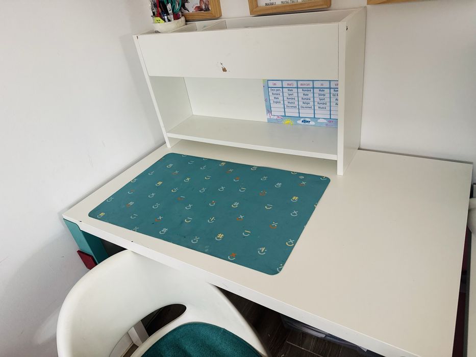 Birou Pahl Ikea turcoaz