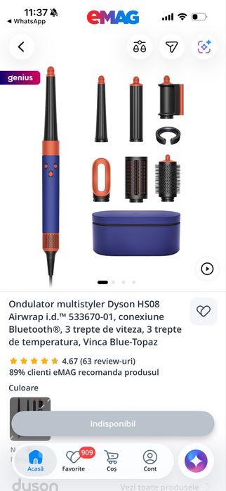 Dyson airwrap HS08