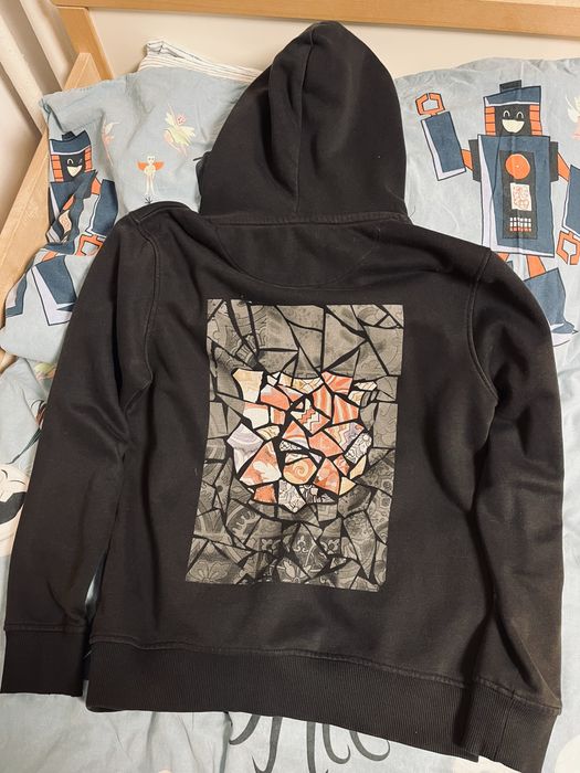 Черен суитчър тренкадис Барса, 12г, FC Barcelona