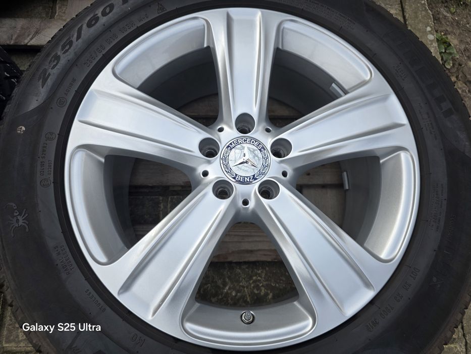 Лети джанти 18ки 5х112 Mercedes + зимни гуми 235/60/18 Pirelli