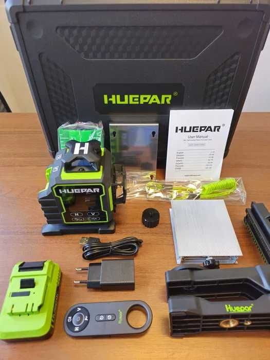 Лазерен нивелир Huepar W04CG