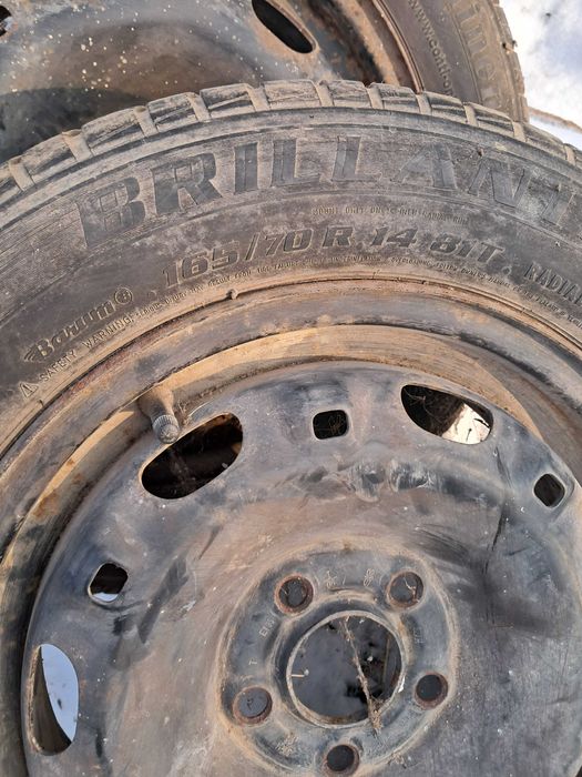 Roti Jante cu cauciucuri 165 70 R14 Polo Fabia Ibiza