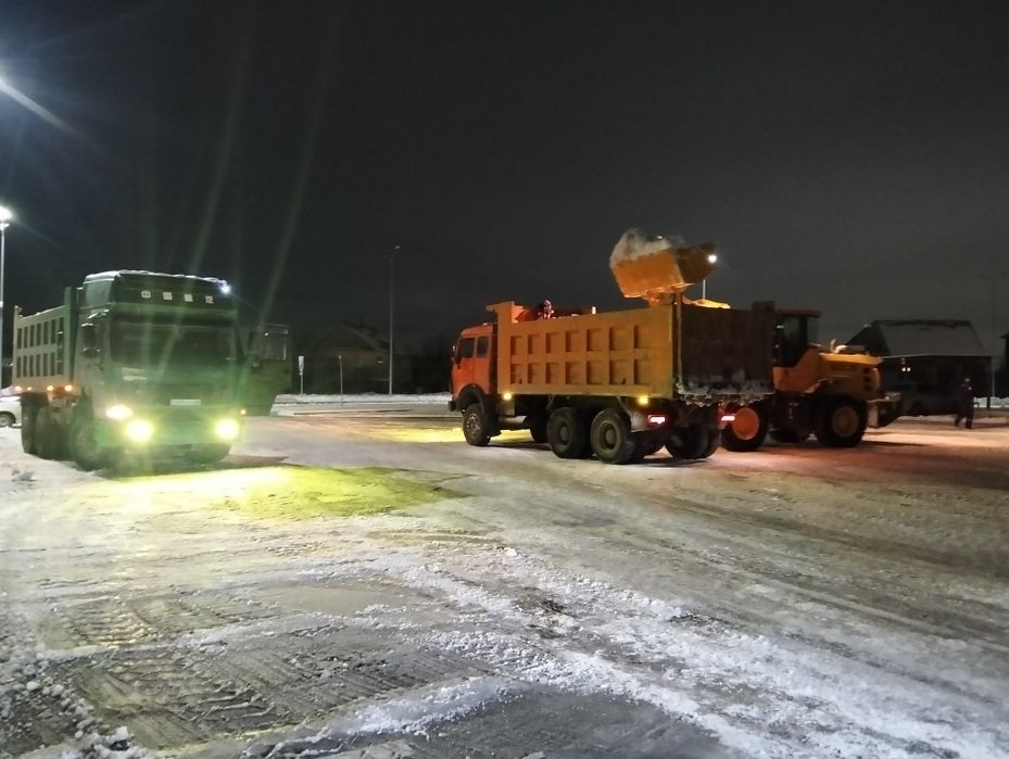 Чистка и вывоз снега