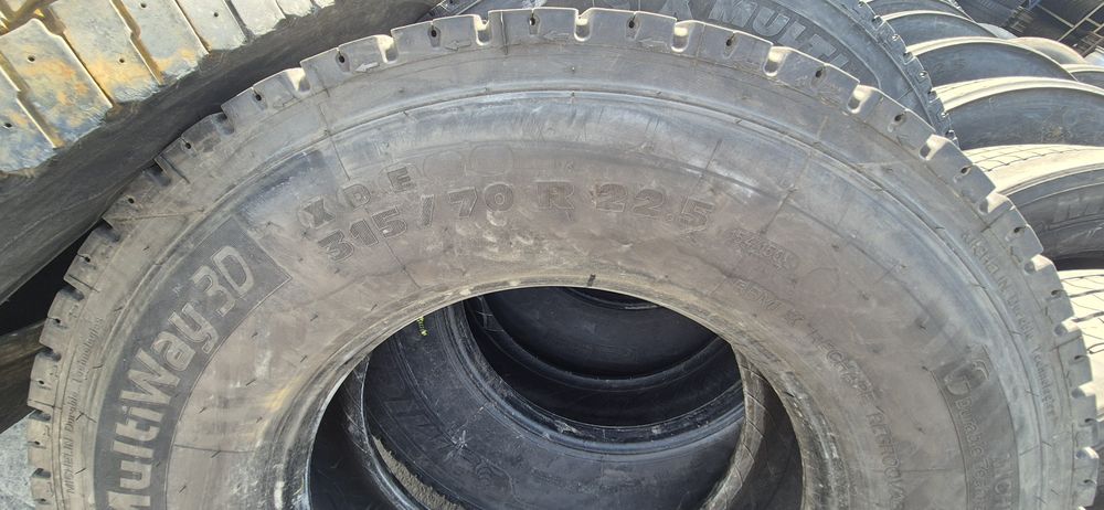 385 55 22.5 Michelin, Goodyear 315 70 22.5, 285 65 22.5
