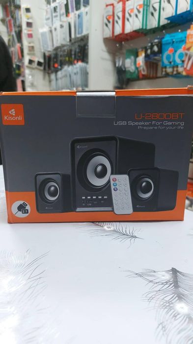 Мощные колонки для компьютера или ноутбука Kisonli U-2800BT