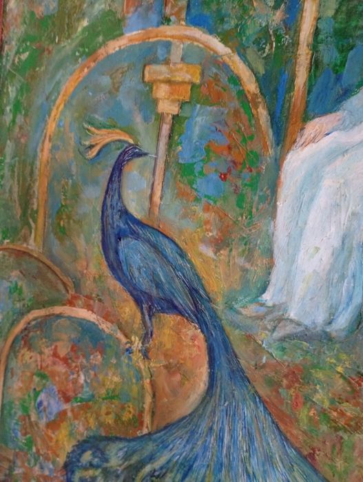 Картина в деревянной раме