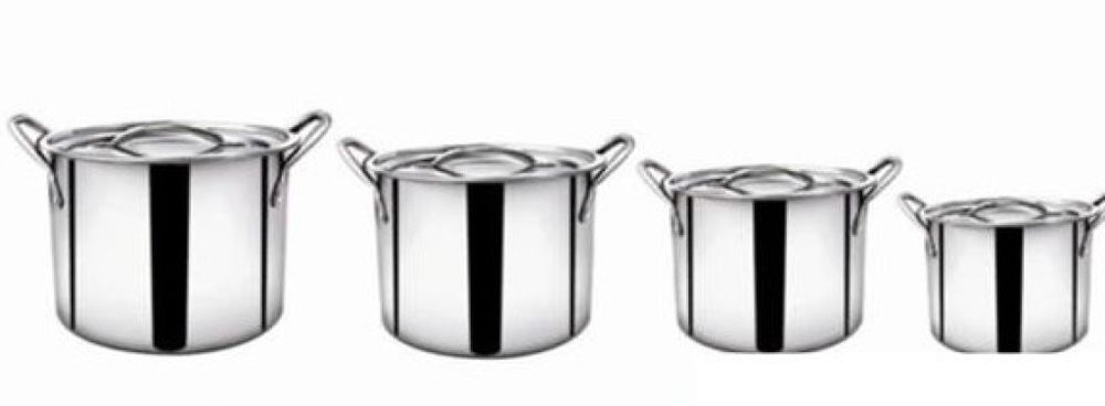 Тенджери от неръждаема стомана, 4 броя