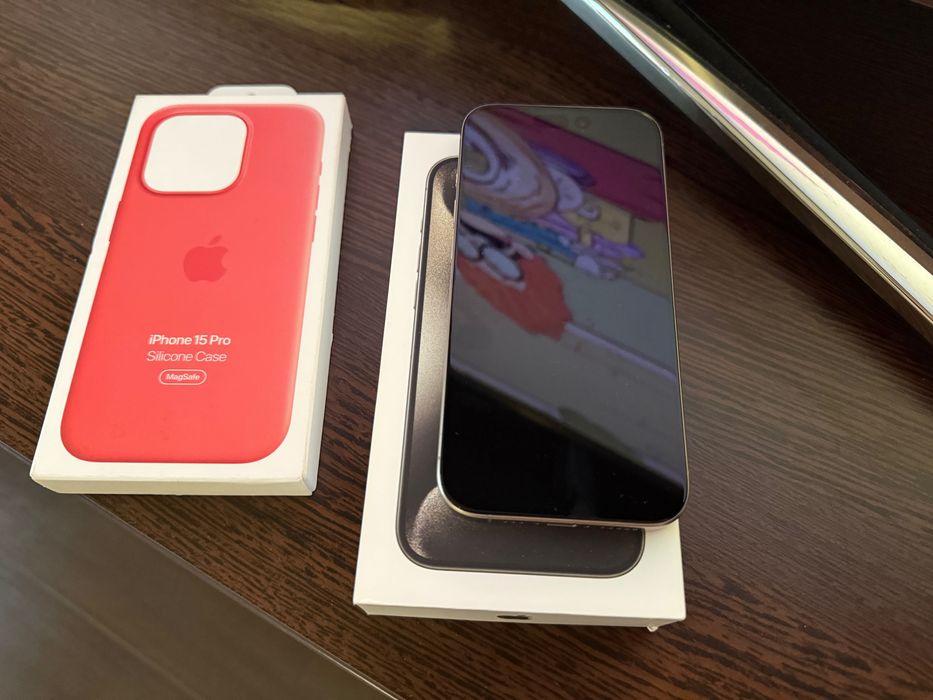 Iphone 15 Pro Natural Grey, 128 GB, de la FLANCO///CA NOU, IDEAL CADOU