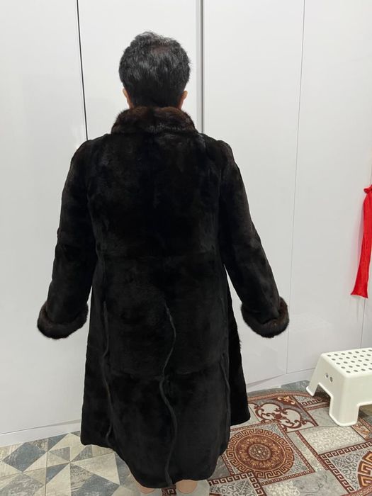 Шуба стриженный бобер норка