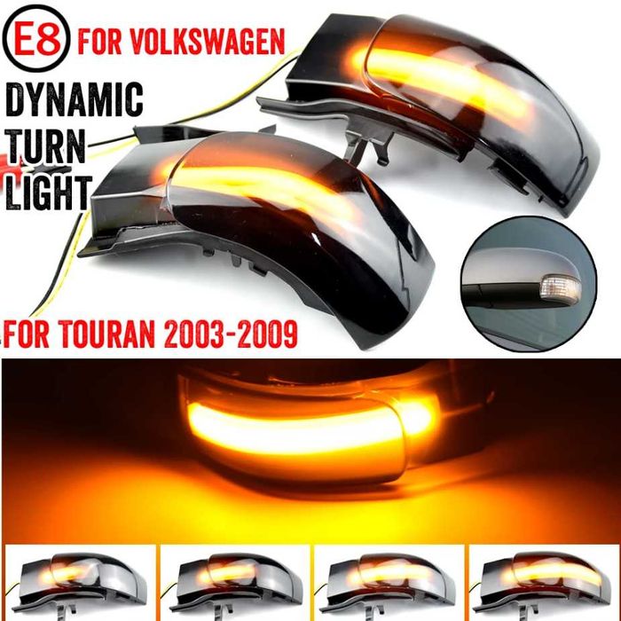 LED Бягащи мигачи за VW Touran 2003-2010 Volkswagen Туран Динамични
