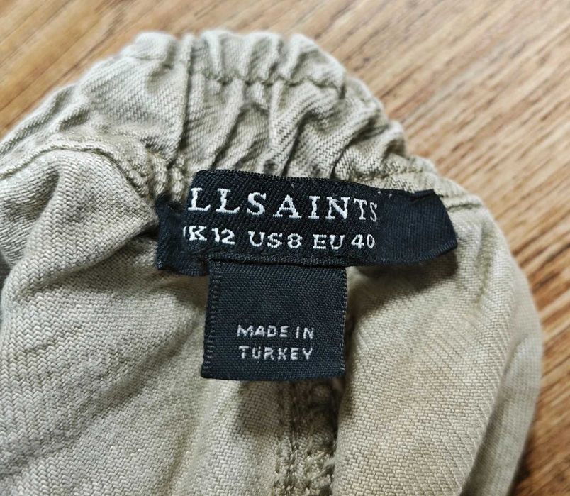 all saints Оригинален дамски карго панталон размер UK12 / US8 / EU40