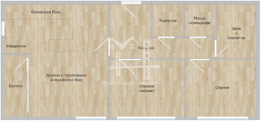 Продава се Тристаен апартамент в София, Карпузица - 101 кв.м за 2426 €/кв.м - Снимка #2