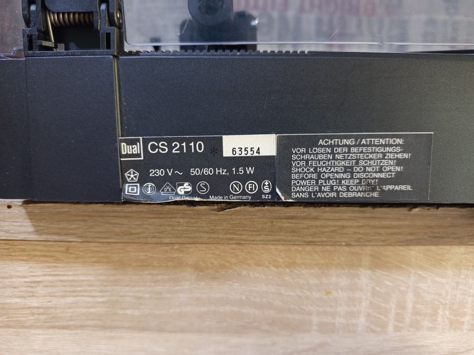 Грамофон "DUAL"CS 2110