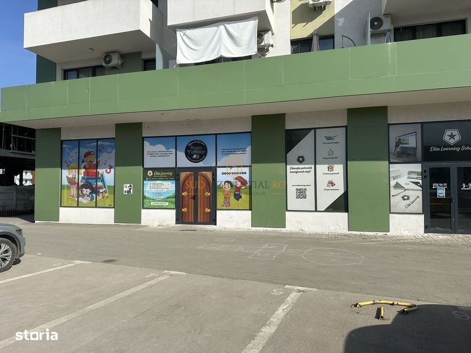 Spațiu comercial închiriat 128 mp 5 locuri de parcare Investiție Titan