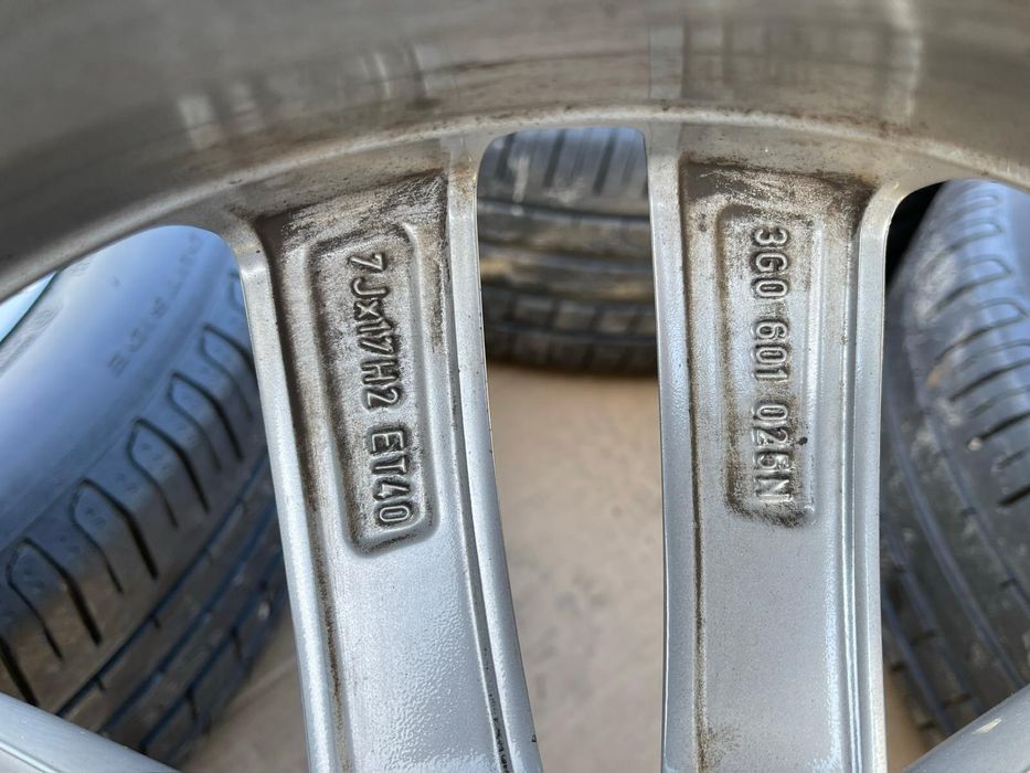 Jante originale VW Passat B8 R17 echipate vara DOT2020