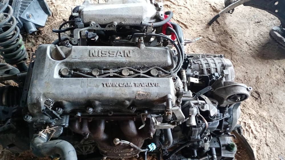 Двигател SR20 и скоростна кутия Нисан Примера п11 2.0 бензин