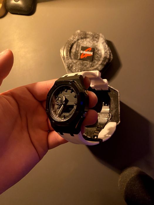 Casioak | Casio G-Shock GA-2100 Unique Black/White Mod