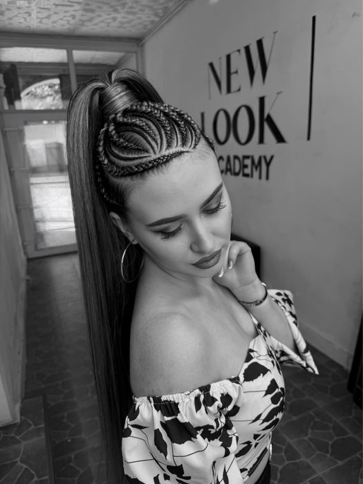 Impletituri cu extensii cornrows , codite afro @isbraider